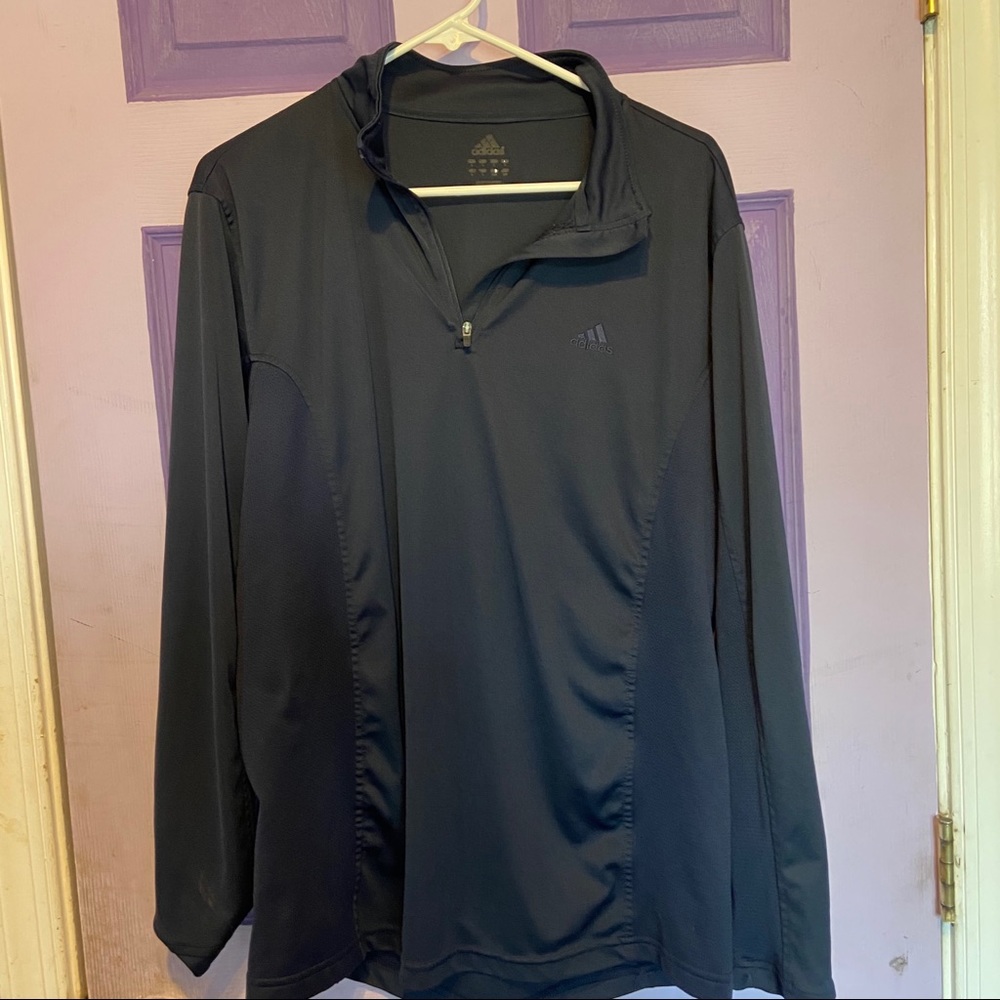 Adidas Navy Blue Half Zip